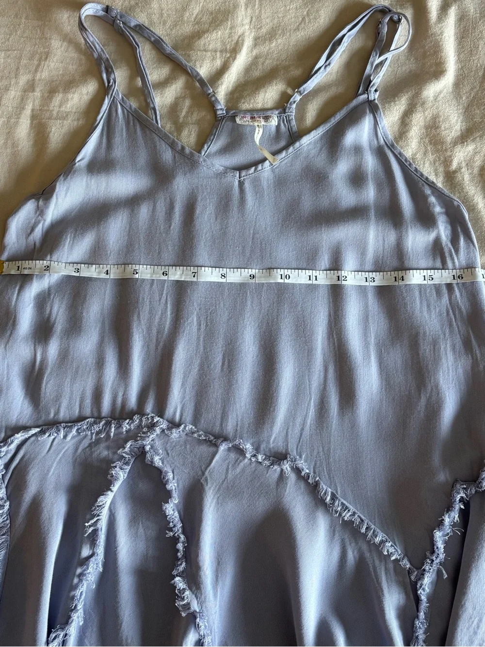 Free People Tattered Up Shred Slip Dress in Lavender | Size XS